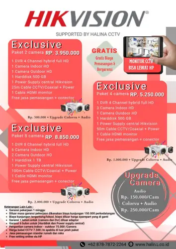 Jasa CCTV cikupa – Paket Hikvision Murah Full Set + Gratis Pasang di Cikupa