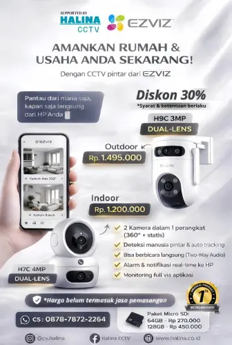 Paket Smart CCTV Dual Lens cikupa di Cikupa